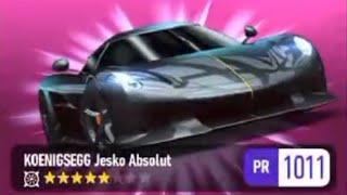 Purchasing Koenigsegg Jesko Absolut | Need For Speed: No Limits