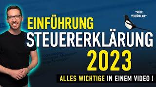 Steuererklärung 2023 Einführung  Steuererklärung selber machen 2024 | Einkommensteuererklärung 2023