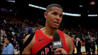 Orlando Robinson (25/12/6) Post-Game Interview vs 76ers | March 12, 2025