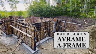 Liquid Stone - Foundation | Avrame A-Frame Build Series | 03