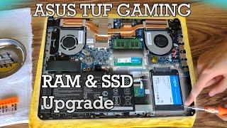 Asus TUF FX505 DT/DD/DU - RAM and HDD/SSD Upgrade