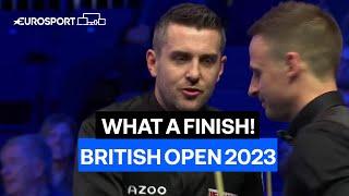 DRAMATIC END!  | Mark Selby vs David Gilbert Final Frame | 2023 British Snooker Open Highlights