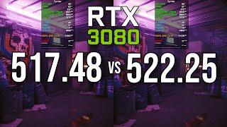 Nvidia Drivers 517.48 vs 522.25 - 1440p & 4K | RTX 3080 + i9 10850K