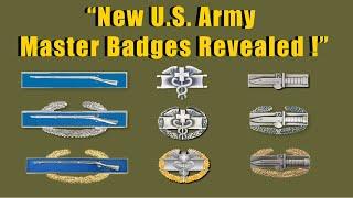 “NEW U.S. ARMY MASTER BADGES REVEALED!, 12 New Army Badges Every Veteran Should Know”