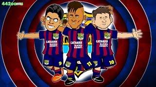 MSN SONG Bayern Munich vs Barcelona 3-2 PARODY (Champions League Semi-Final 2015 Goals Neymar)