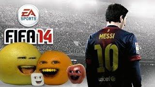 Annoying Orange Let's Play - FIFA 14 (Orange & Midget Apple VS. Marshamallow & Grapefruit)