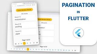 Flutter Pagination Tutorial. Easily navigate between app pages (+ fetching data from an API).