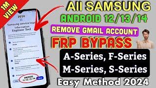 All Samsung FRP Bypass Code 2024 | Android 12/13/14 | Remove Gmail Account | On TalkBack | *#0*#