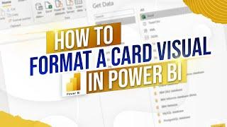 Format a Card Visual in Power BI