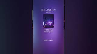Neon Circuit Flow