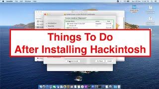 Things to Do After Installing Hackintosh Catalina from Olarila