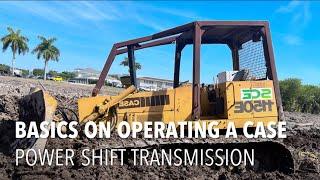 how to operate a bulldozer! case 1150e