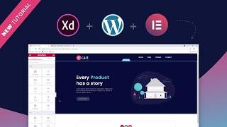 Adobe XD to WordPress Elementor - Web design