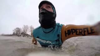 Winter Surfer: French Man Takes On Lake Ontario