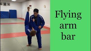 Flying arm bar