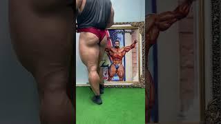 Giant muscle bull Hadi Choopan and his monster muscular quads