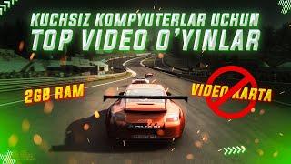 KUCHSIZ KOMPYUTER UCHUN O'YINLAR || TOP 10 GAMES || TilloGamer