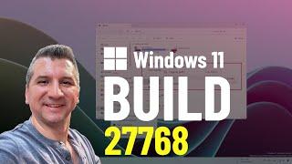 Windows 11 build 27768: NEW File Explorer and Settings UI changes