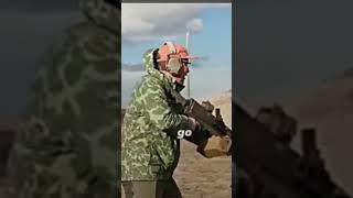 SAW sig 338 fighting the recoil and walking forward