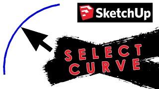 ПОЛЕЗНЫЙ ПЛАГИН ДЛЯ SKETCHUP. Select curve tool. Как выделить кривую или ломаную линию в один клик