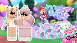 OPENING 100+ GIFT BOXES IN OVERLOOK BAY  | ROBLOX