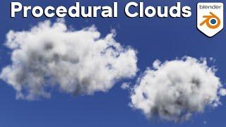 Procedural Cloud Material ️ (Blender Tutorial)