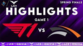 T1 vs HLE Game 1 Highlights | FINAL MSI SPOT ON THE LINE | LCK Road to MSI 2025 by Onivia