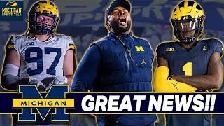 Michigan Gets GREAT Recruiting News, NEW Intriguing RB Commit, Positive Buzz From OV Weekend, & More