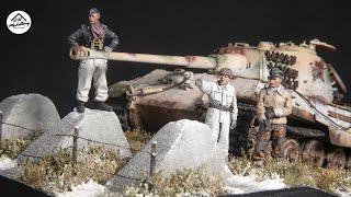 The Last Stand - Hobbyboss 1/35 King Tiger 1945 Production - 1/35 Diorama
