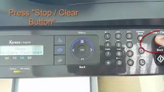 How to put Samsung Xpress C460FW printer in "Tech Mode"