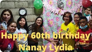 Happy 60th birthday Celebration Nanay Lydia