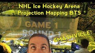 NHL Ice Hockey Arena Projeciton Mapping - BTS