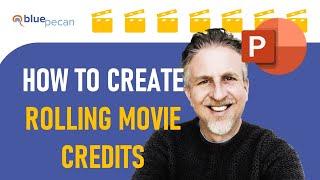 How to Create Rolling Movie Credits in PowerPoint | Vertical Scrolling Text