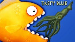 КАРАСИК ВАСЯ против КРАКЕНА игра про рыбку обжору Tasty Blue / СЪЕСТЬ ОКЕАН