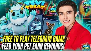 TEVITREAT FREE TO PLAY AND EARN TELEGRAM GAME BOT P2E FEED YOUR PET