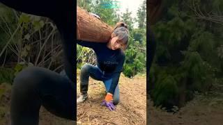 Strong Woman Lift and Carry | Part 191 | #shorts #liftcarry #liftandcarry