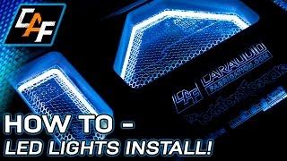 HOW TO Install LED LIGHTS Custom Vehicle Lighting Techniques - CarAudioFabrication