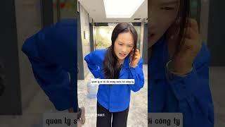 Cô nhân viên bê nước và tên quản lý kiêu ngạo #shorts