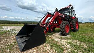 We are preparing a tractor with a surprise for a Canadian farmer and his family