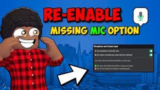 How to FIX Roblox VOICE CHAT not showing up!