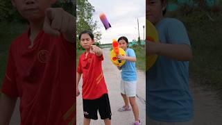 Funny Duo and Big Frotnite nerf gun!! | JJaiPan #shorts #tiktok