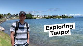 Spending the day in Taupo, New Zealand! Travel vlog!