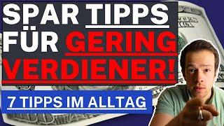 GELD SPAREN als Geringverdiener: 7 Top Spartipps, um mehr Geld im Alltag zu sparen! MinimalismusToGo