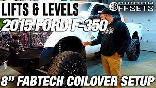 Lifts & Levels: F 350 8" Fabtech Coilover Setup on 6" RCX