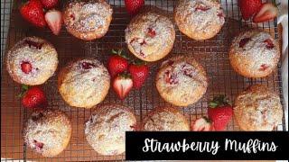 Strawberry Muffins | Quick and Easy Healthy Muffins Recipe