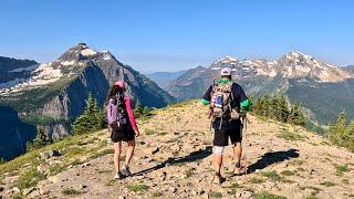 Highline Trail in Glacier National Park: Logan Pass to the Summit of Haystack Butte in 4K