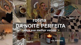  ROTINA DA NOITE SENDO “AQUELA GAROTA” | produtiva & motivadora 🪐