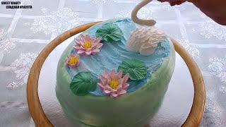 УКРАШЕНИЕ ТОРТОВ, Торт "ЛЕБЕДИНОЕ ОЗЕРО" от  SWEET BEAUTY СЛАДКАЯ КРАСОТА, CAKE DECORATION