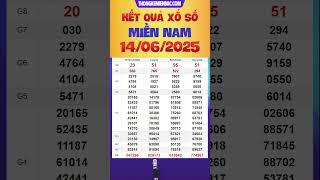 Kết quả xổ số miền Nam hôm nay ngày 14/6/2025 - XS miền Nam - XSMN 14/6 - xosomiennam