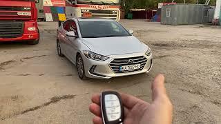 Авто запуск с штатного ключа Hyundai Elantra AD с Pandora Dx4gs plus